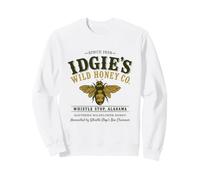 Graphisme d'abeilles Vintage de l'Alabama d'Idgie's Wild Honey Co Sweatshirt