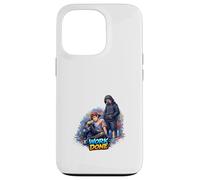 Graphisme d'art Urbain à Double Force Coque pour iPhone 13 Pro