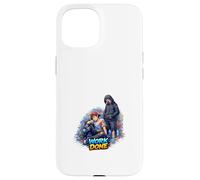 Graphisme d'art Urbain à Double Force Coque pour iPhone 15