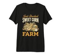 Graphisme d'automne Just Shucked Sweet Corn Farm Vintage Harvest T-Shirt Haut de Gamme