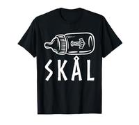 Graphisme de biberon Viking Dad Funny Skål pour père Nordique T-Shirt