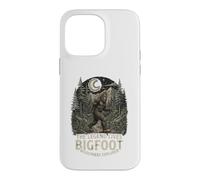 Graphisme de Camping Bigfoot Wilderness Explorer Legend Forest Coque pour iPhone 14 Pro Max