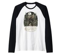 Graphisme de Camping Bigfoot Wilderness Explorer Legend Forest Manche Raglan