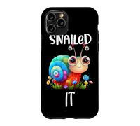Graphisme de Dessin animé Amusant et Mignon Snail Snail Coque pour iPhone 11 Pro