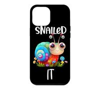 Graphisme de Dessin animé Amusant et Mignon Snail Snail Coque pour iPhone 12 Pro Max