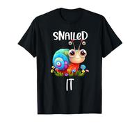 Graphisme de Dessin animé Amusant et Mignon Snail Snail T-Shirt