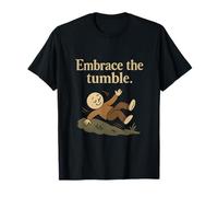 Graphisme de dessin animé Embrace the Tumble Vintage Serif T-Shirt