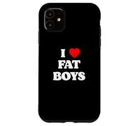 Graphisme de Fan de Football « I Love Fat Boys Funny Lineman Lover » Coque pour iPhone 11