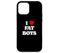 Graphisme de Fan de Football « I Love Fat Boys Funny Lineman Lover » Coque pour iPhone 12 Mini