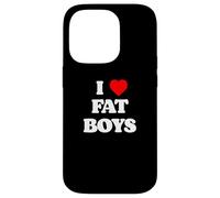 Graphisme de Fan de Football « I Love Fat Boys Funny Lineman Lover » Coque pour iPhone 14 Pro