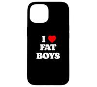 Graphisme de Fan de Football « I Love Fat Boys Funny Lineman Lover » Coque pour iPhone 15