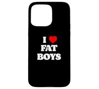 Graphisme de Fan de Football « I Love Fat Boys Funny Lineman Lover » Coque pour iPhone 15 Pro Max