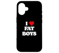 Graphisme de Fan de Football « I Love Fat Boys Funny Lineman Lover » Coque pour iPhone 16