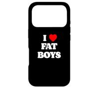 Graphisme de Fan de Football « I Love Fat Boys Funny Lineman Lover » Coque pour iPhone 17 Pro