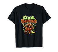 Graphisme de Grains de café dansants Kawaii Chibi de Cool Beans T-Shirt