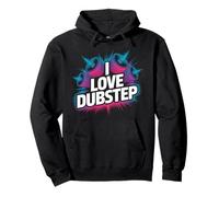 Graphisme de Haut-Parleur I Love Dubstep Bold Sweat à Capuche