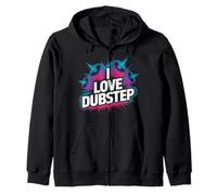 Graphisme de Haut-Parleur I Love Dubstep Bold Sweat à Capuche