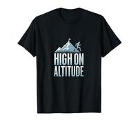 Graphisme de haute altitude pour la course à pied et la montagne T-Shirt