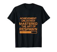 Graphisme de jeu Achievement Unlocked Masters Respawn T-Shirt