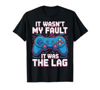 Graphisme de Jeu Amusant et rétro, 8 Bits, Pixel Art, Lag Excuse Design T-Shirt