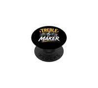 Graphisme de Jeu de Mots Funny Music Treble Maker PopSockets PopGrip Adhésif