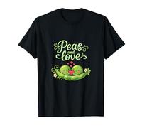 Graphisme de Jeu de Mots Peas and Love Country Farm T-Shirt