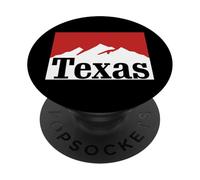 Graphisme de Montagne Vintage Texan rétro des années 90 PopSockets PopGrip Adhésif