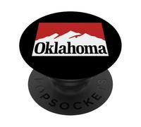 Graphisme de Montagne Vintage Texan rétro des années 90 PopSockets PopGrip Adhésif