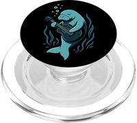 Graphisme de Musique océanique pour Guitare Manatee PopSockets PopGrip pour MagSafe