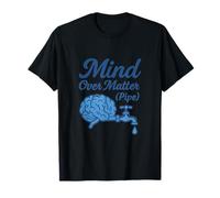 Graphisme de pipe Funny Plumber Mind Over Matter T-Shirt
