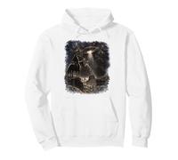 Graphisme de Science-Fiction Vintage Western UFO Cowboy Alien Desert Sweat à Capuche
