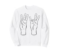 Graphisme de Signature ASL 67 pour Gen Alpha Inclusion Meme Sweatshirt