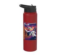 Graphisme de style F-4 Phantom II Jet Y2K Stainless Steel Insulated Water Bottle