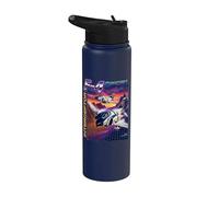 Graphisme de style F-4 Phantom II Jet Y2K Stainless Steel Insulated Water Bottle
