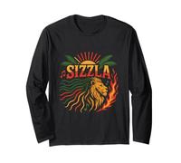 Graphisme de Style Rasta Sizzla Reggae Vibes Manche Longue