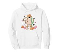 Graphisme d'halloween rétro de Boo Haw, Un fantôme de Cowboy Western Sweat à Capuche