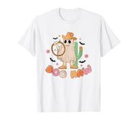 Graphisme d'halloween rétro de Boo Haw, Un fantôme de Cowboy Western T-Shirt