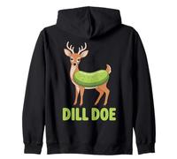 Graphisme Dill Doe Funny Deer Pickle Pun Sweat à Capuche