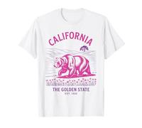 Graphisme d'ours californien The Golden State Est. 1850 Vintage T-Shirt