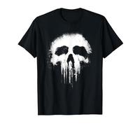Graphisme du Logo Scary Grungy Skull de Marvel The Punisher T-Shirt, Homme, Noir, XXL