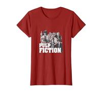 Graphisme emblématique de la Distribution de Films PAPL2625 T-Shirt, Femme, Canneberge, XS