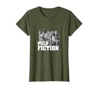 Graphisme emblématique de la Distribution de Films PAPL2625 T-Shirt, Femme, Olive, XS