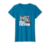 Graphisme emblématique de la Distribution de Films PAPL2625 T-Shirt, Femme, Saphir, XS