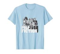 Graphisme emblématique de la Distribution de Films PAPL2625 T-Shirt, Homme, Bleu Céleste, L