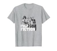 Graphisme emblématique de la Distribution de Films PAPL2625 T-Shirt, Homme, Gris Chiné, S