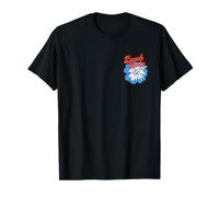 Graphisme Estival Beach Babe Tropical Hibiscus Pocket Style T-Shirt