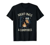 Graphisme extérieur Night Owls & Campfires Camping Crew T-Shirt