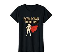 Graphisme féministe « Bow Down to No One Girl Power » T-Shirt