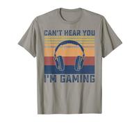 Graphisme Funny Can't Hear You I'm Gaming pour Joueurs Masculins T-Shirt