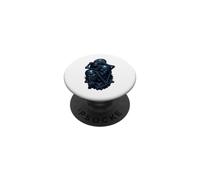Graphisme Gothique foncé Hear See Speak No Evil Skulls PopSockets PopGrip Adhésif